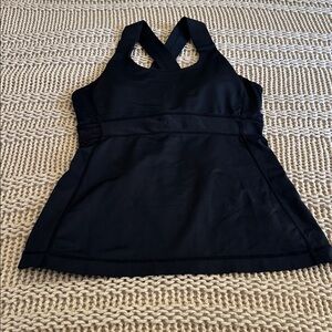 Black Cross-Back Tank Top 6